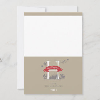 Woodland Creatures Holiday Card Feestdagenkaart