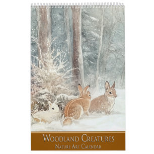 Woodland Creatures: Natuur Kunst Kalender