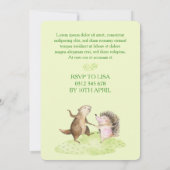 Woodland Dancing Friends Baby shower Invitation (Dos)