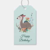 Woodland Deer Birthday Specialized Cadeaulabel (Voorkant)
