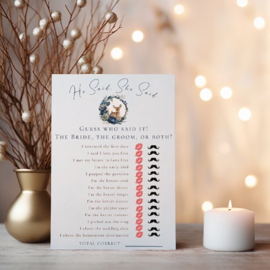 Woodland Deer Blue zei dat ze spelletjes zei Flyer