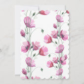 Woodland Deer eerste verjaardagsuitnodiging Kaart (Achterkant)