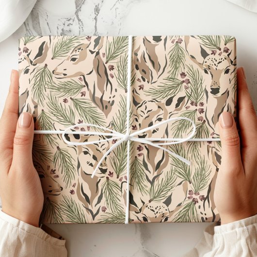Woodland Deer Forest Cadeaupapier