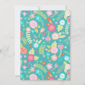 Woodland Deer & Fox Baby shower Invitation Girl (Dos)