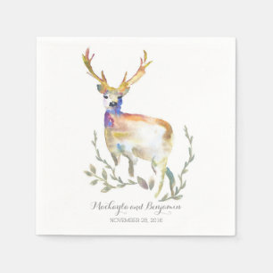 Woodland Deer Rustic Servet