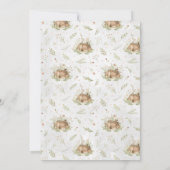 Woodland Deer | Uitnodiging van de partij Forest B (Achterkant)