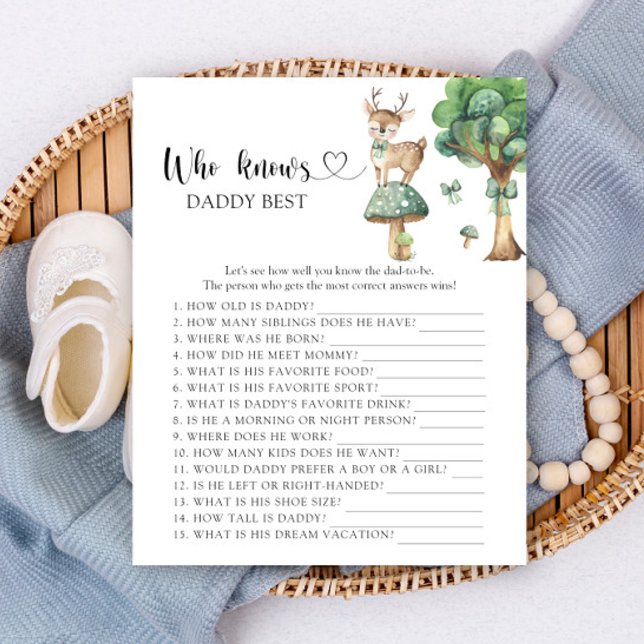 Woodland Deer - Wie kent papa het beste spel (Creator heeft geüpload)