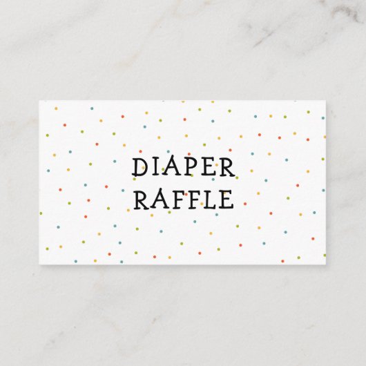 Woodland dier Fox luier verloting tickets Informatiekaartje (Achterkant)