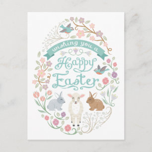 Woodland Easter Egg Briefkaart