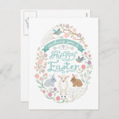 Woodland Easter Egg Briefkaart (Voorkant / Achterkant)