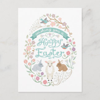 Woodland Easter Egg Briefkaart