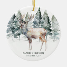 Woodland eerste kerst met Baby Foto
