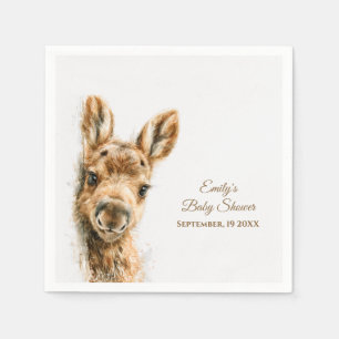 Woodland Eland Baby Shower Servet
