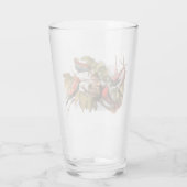 Woodland Elf in Nest: Antiek Bird Sprite Fairy Glas (Achterkant)