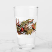 Woodland Elf in Nest: Antiek Bird Sprite Fairy Glas (Voorkant)