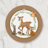 Woodland Enchanted Forest Bedankjes Labels (Achterkant)