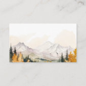 Woodland Enclosure Kaart Custom Invoegen Rustieke (Achterkant)