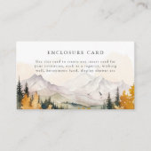 Woodland Enclosure Kaart Custom Invoegen Rustieke (Voorkant)