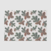 Woodland Evergreen and Pinecone Tissuepapier (Voorkant)