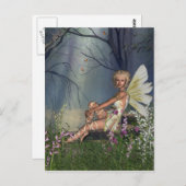 Woodland Fairy Briefkaart (Voorkant / Achterkant)