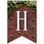 Woodland Fairy Mushroom Polka Dot Happy Birthday Vlaggetjes (Tweede vlag)