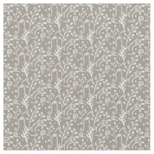 Woodland Fairytale Fern Swirl Baby Girl Nursery Stof