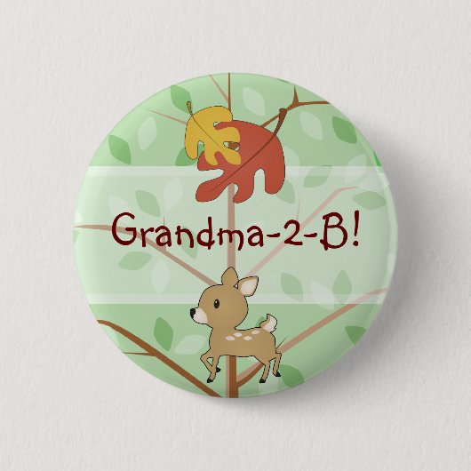 Woodland Fawn Button (Voorkant)