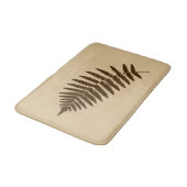 Woodland Fern 2, Brown and Beige Badmat (Gekanteld)