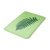 Woodland Fern 2, Emerald and Light Green Badmat (Gekanteld)