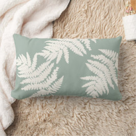 Woodland Fern Leaf aangepaste achtergrond kleuren Kussen