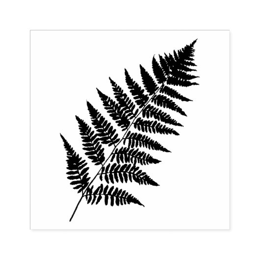 Woodland Fern Pattern Rubberstempel (Afrduk)
