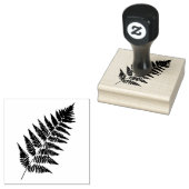 Woodland Fern Pattern Rubberstempel (Gestempeld)