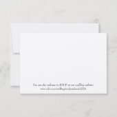 Woodland Fern RSVP-kaart RSVP Kaartje (Achterkant)