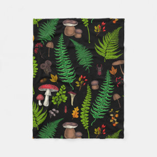 Woodland Flora Fleece Deken