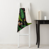 Woodland Flora Sherpa Deken (In situ)