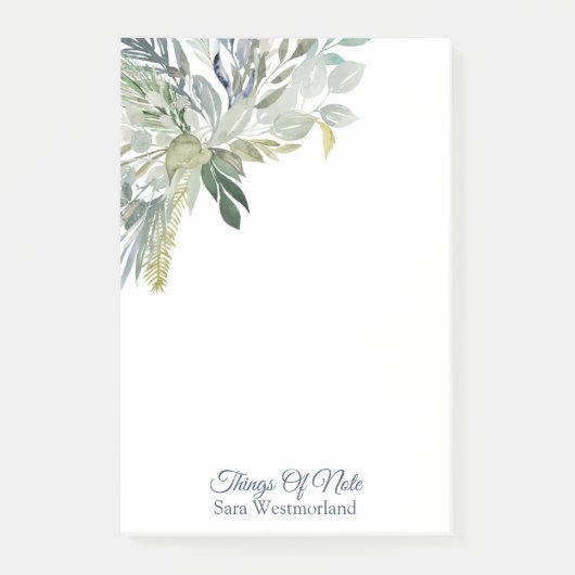 Woodland Foliage "Dingen van nota's" Post-it® Notes (Voorkant)