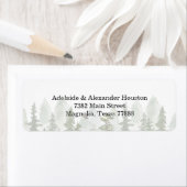 Woodland Forest-adres Etiket (Insitu)