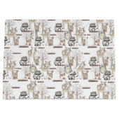 Woodland Forest Animal Babies Groot Cadeauzakje (Voorkant)