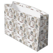 Woodland Forest Animal Babies Groot Cadeauzakje (Achterkant Gekanteld)