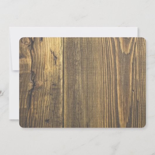 Woodland Forest Animal Baby's, Baby shower Kaart (Achterkant)