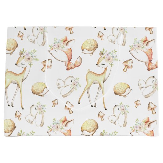 Woodland Forest Babies Groot Cadeauzakje (Voorkant)