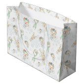 Woodland Forest Baby Animals Fox Bunny Groot Cadeauzakje (Achterkant Gekanteld)