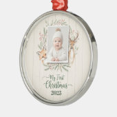 Woodland Forest Baby’s First Christmas Ornament (Links)