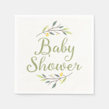 Woodland Forest Baby shower servetten