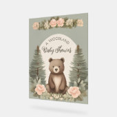 Woodland Forest Beer Acryl Bord (Hoek)