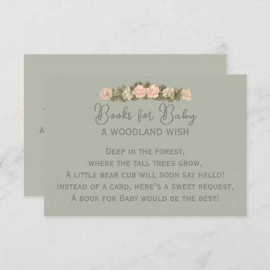 Woodland Forest Beer Informatiekaartje (Voorkant / Achterkant)