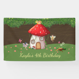 Woodland Forest, Fairy Birthday Spandoek