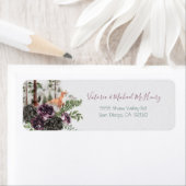 Woodland Forest Fox Address label (Insitu)