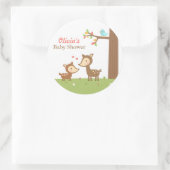 Woodland Forest Herten Baby shower Party Labels (Tas)