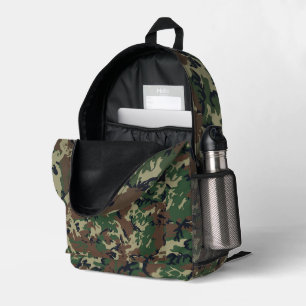 Woodland Forest Militair Camouflage Bedrukte Rugzak